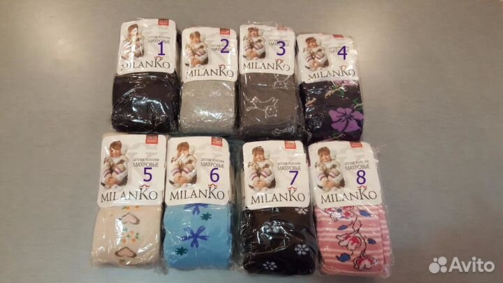 Махровые колготы Milanko 104-140