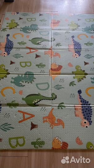 Детский коврик для ползания складной