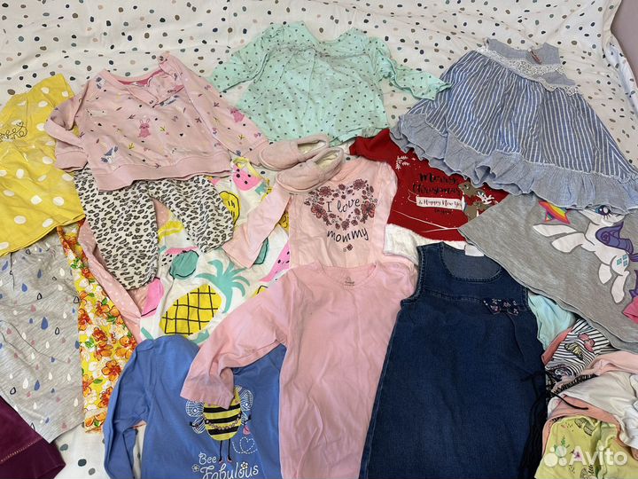 Одежда на девочку 86 92 пакетом