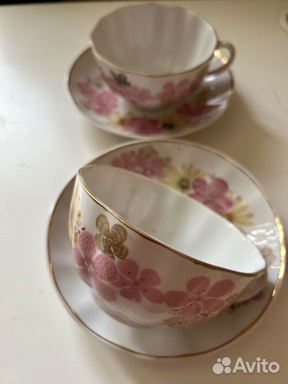 Чайная пара лфз форма тюльпан