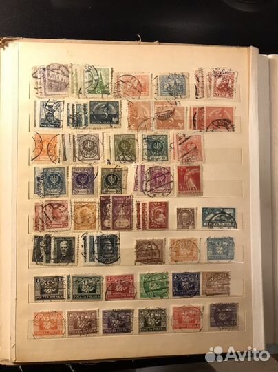 Огромный альбом марок Польши