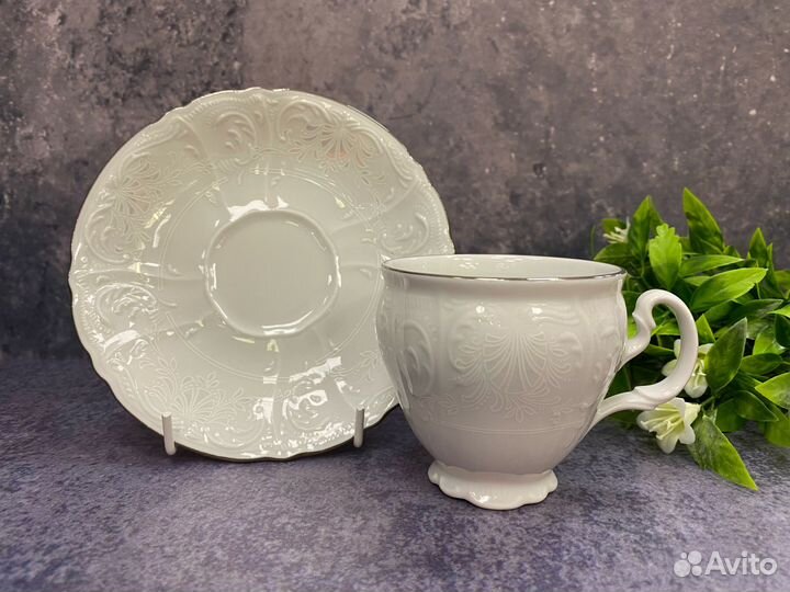 Чашка с блюдцем кофейная 