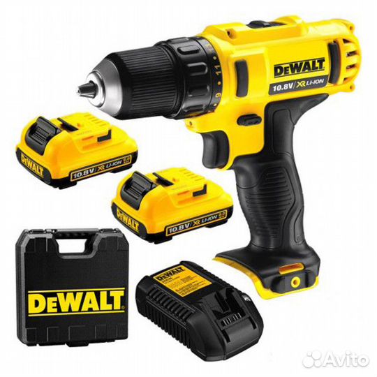 Дрель-шуруповерт dewalt DCD710D2-KS 12В XR Li-Ion