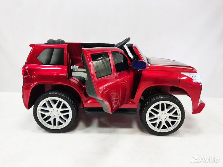 Б/у детский электромобиль lexus LX-570, красный