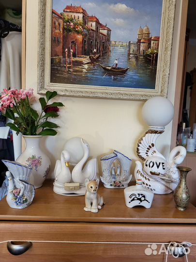 Светильники, лампы настольные, вазы