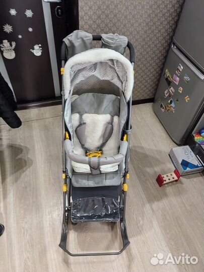 Детские санки коляска ника