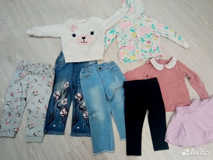 Вещи на девочку пакетом 86-92