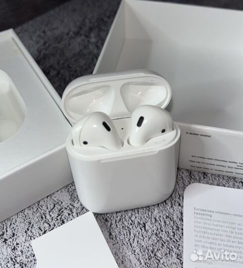 Беспроводные наушники apple airpods 2