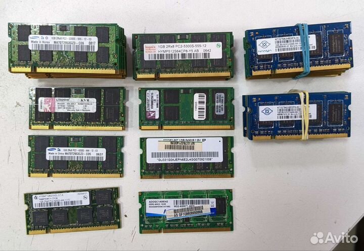 1Gb DDR2 so-dimm 400-667-800Mhz