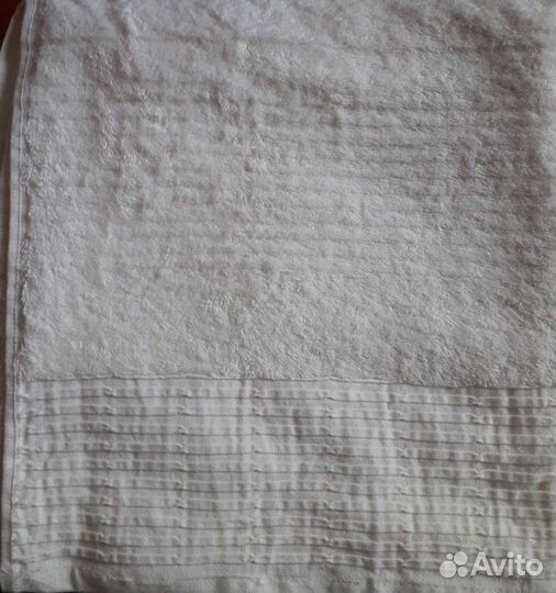 Полотенце банное махровое 1м1м50см