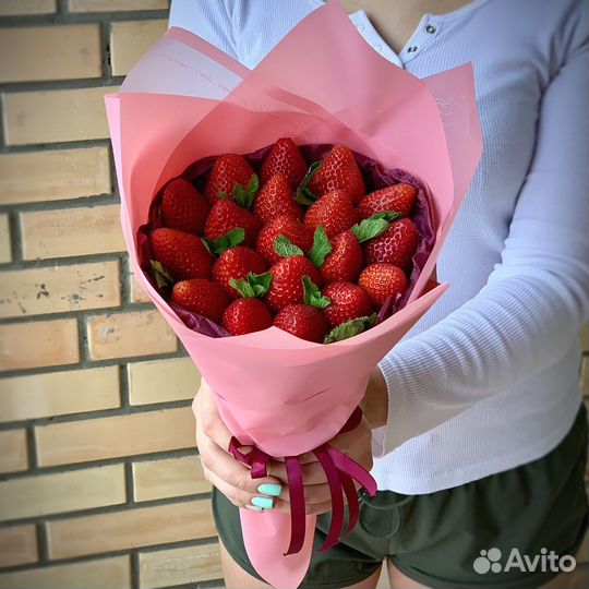 Букет из клубники/ съедобные букеты с доставкой
