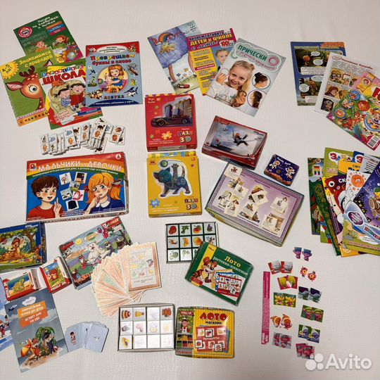 Детские развивашки пакетом задания игры пазлы