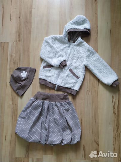 Много одежды для девочки р.104