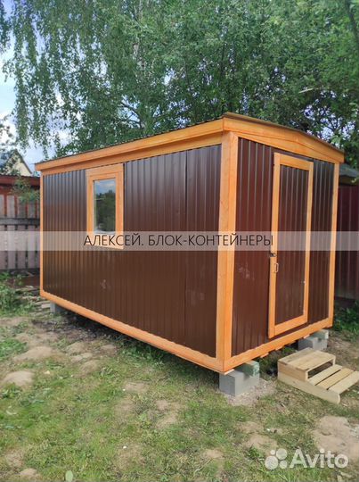 Бытовка деревянная утепленная с электрикой