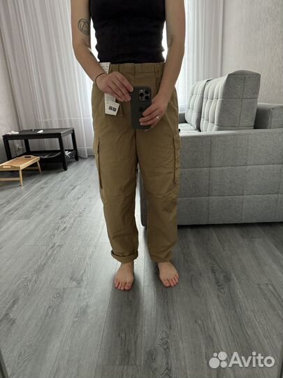 Карго штаны uniqlo новые. Унисекс xs