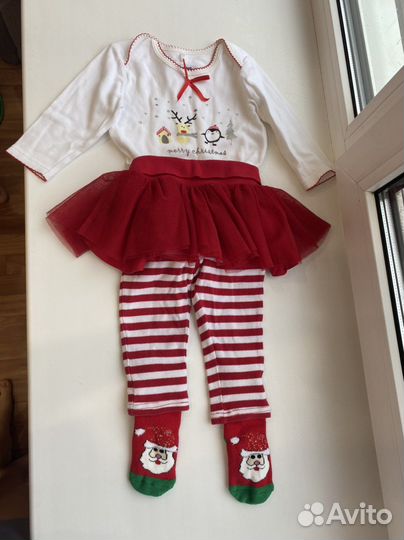 Новогодний костюм для девочки 80,86