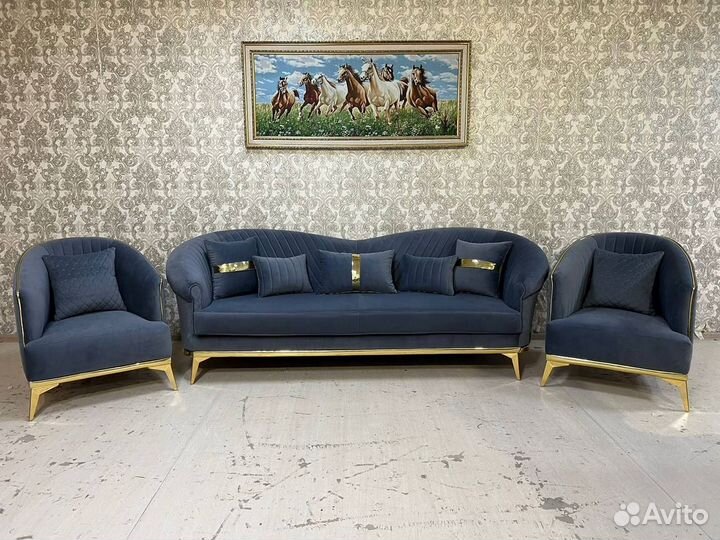 Мягкая мебель диван и кресла