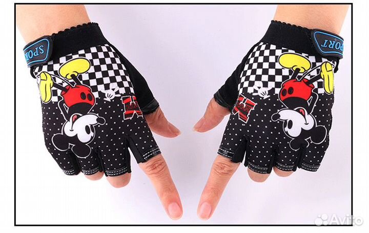 Велоперчатки для детей и взрослых