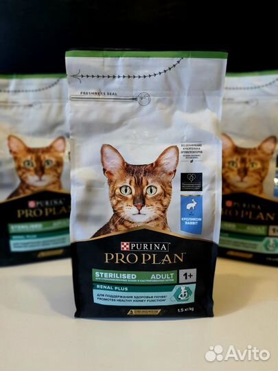 Сухой корм для стерилизованных кошек PRO plan