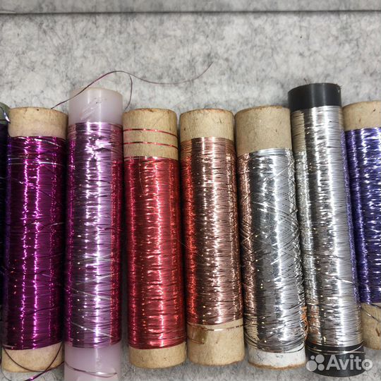 Люрексные нитки винтажные