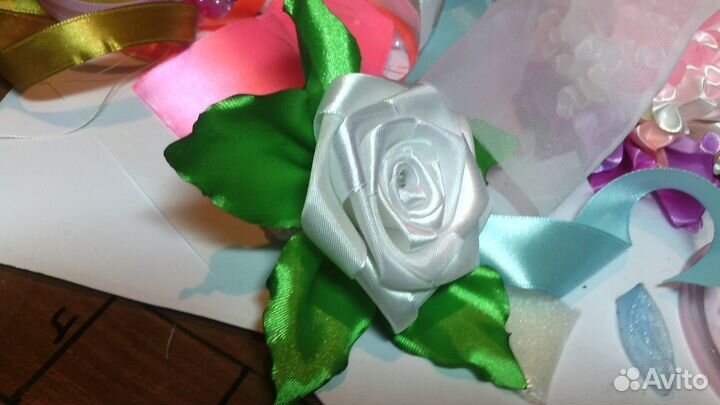 Повязочки, резиночки, ободки, заколки ручной работ