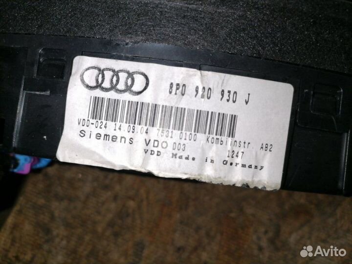 Щиток приборов Audi A3 8P 2 2007