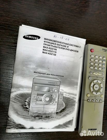 Музыкальный центр samsung с караоке