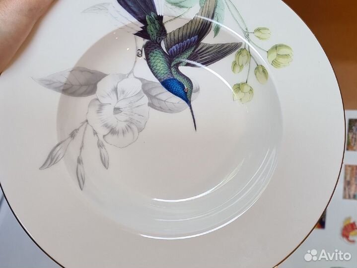 Тарелки Япония костяной фарфор 6 шт