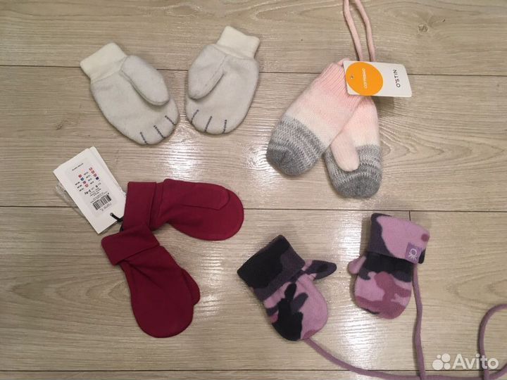 Варежки Gap Benetton Ostin, 2-5 лет новые