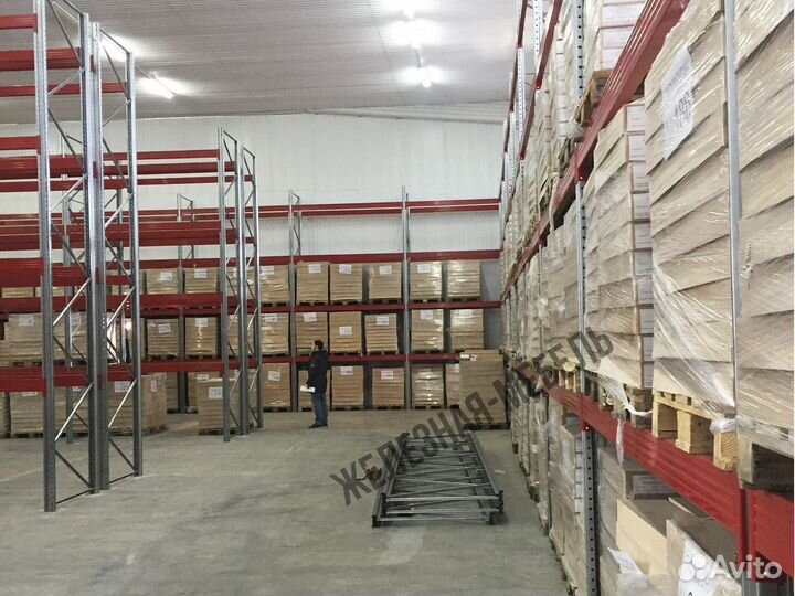 Стеллажи паллетные фронтальные Стсм для склада