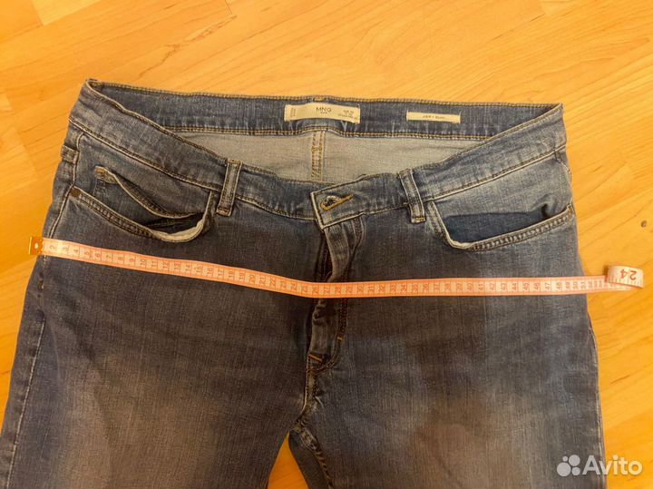 Джинсы синие мужские mango р.48