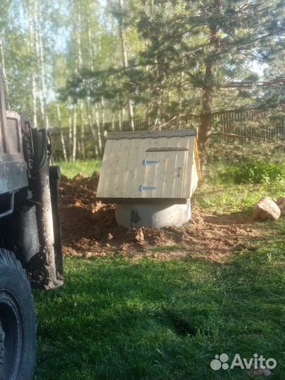 Копка колодца Козельск, Септик из колец за 1 день