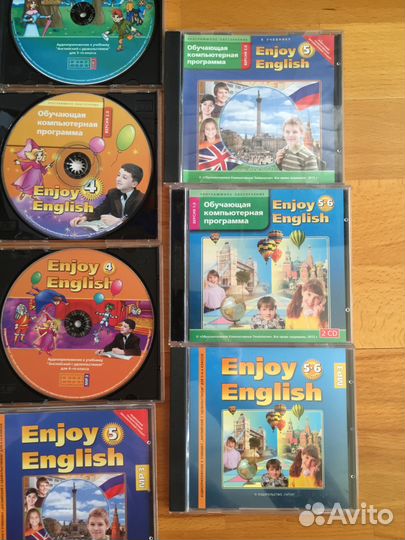 Enjoy English(обучающие диски) 9,10,11 кл-Биболето