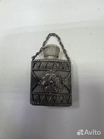 Флакон от духов серебро