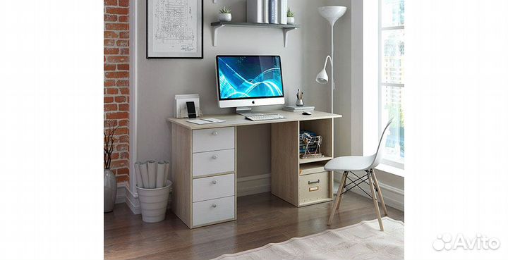 Стол двухтумбовый «Прайм-63»