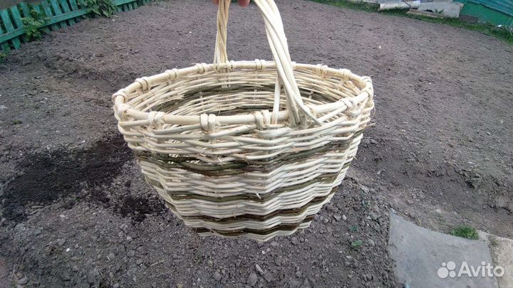 Корзина плетеная для грибов