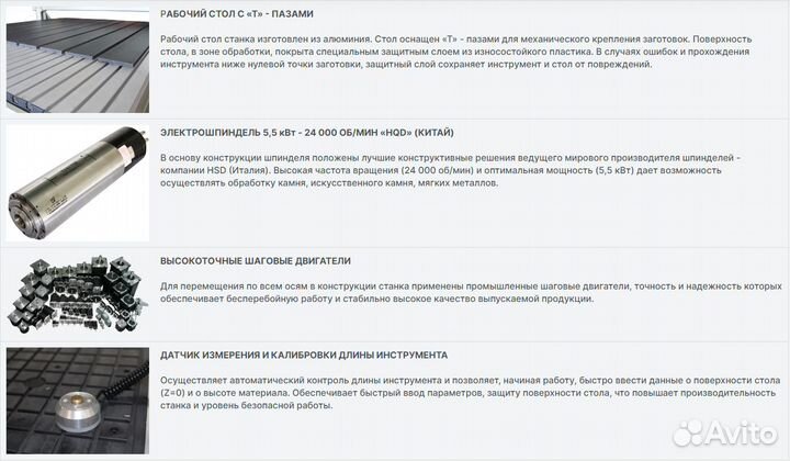 Фрезерный станок с чпу по камню в наличии 1,3*2,5