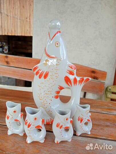 Графин с рюмками СССР