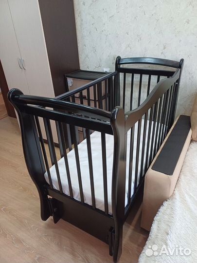 Детская кроватка Антел Julia-1+матрас