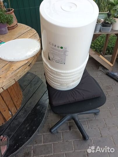 Ведро пищевое с крышкой 20л