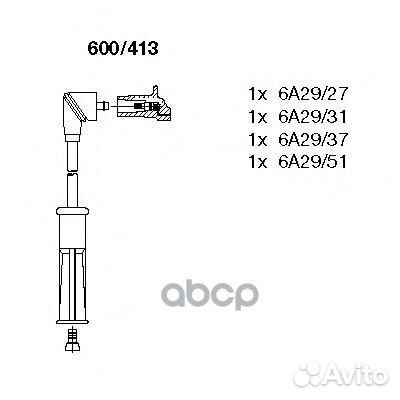К-кт проводов Renault Megane Classic/Scenic 1.6e