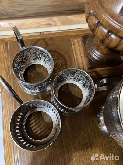 Подстаканник мельхиоровый СССР