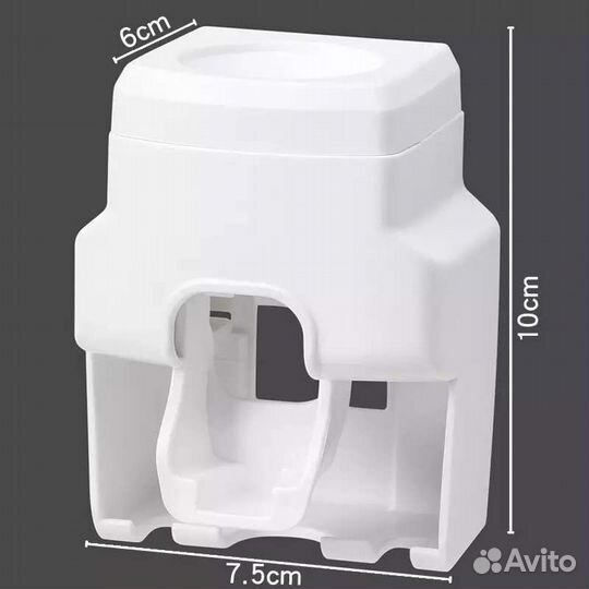 Дозатор для зубной пасты и держатель щеток