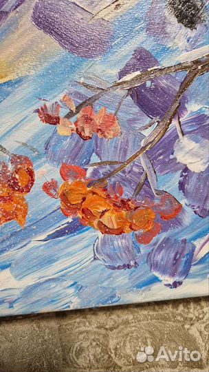 Картина акрилом на холсте