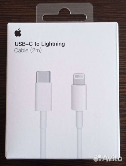 Кабель Apple USB-C to Lighting 2m iPhone