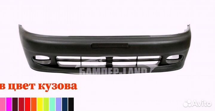Бампер передний Chevrolet Lanos новый любой цвет