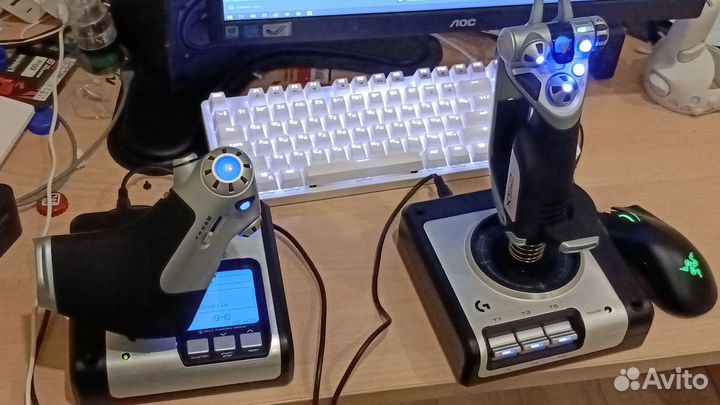 Logitech x52 джойстик hotas