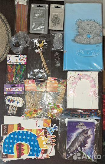 Всё для праздника:топпер, свечи на торт