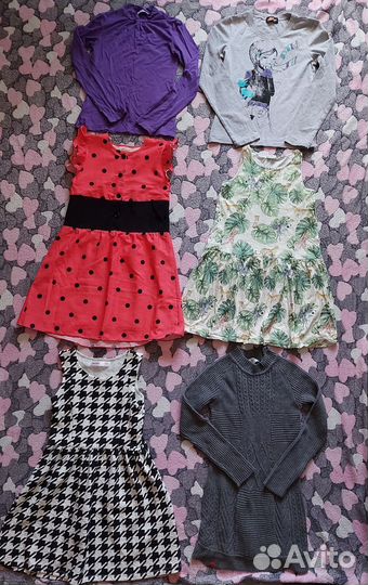 2 пакета вещей для девочки 134 рост