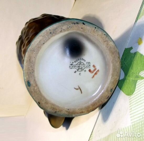 Кувшин графин штоф СССР петух фаянс